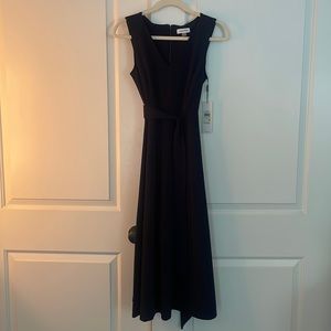 Calvin Klein Navy Blue Long dress NWT
